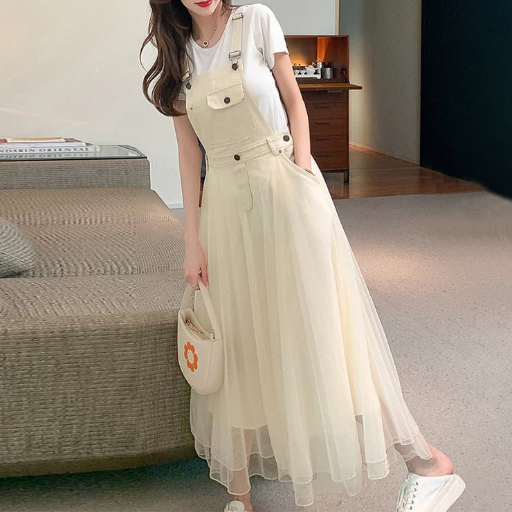 チュールジャンパースカート | Doux Belle  | 詳細画像4 