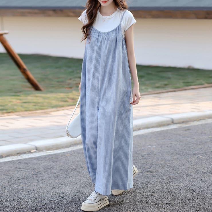 ワイドパンツサロペット | Doux Belle  | 詳細画像10 