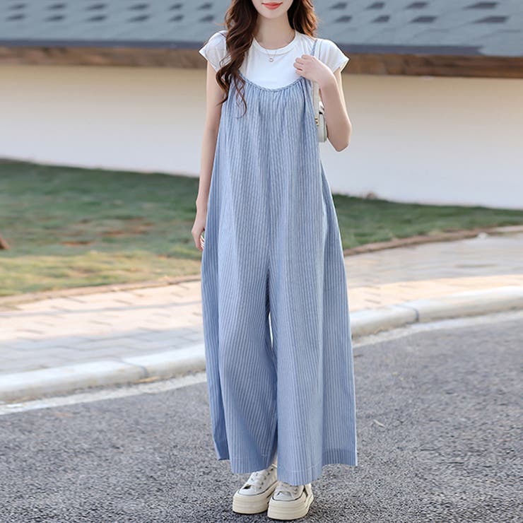 ワイドパンツサロペット | Doux Belle  | 詳細画像9 