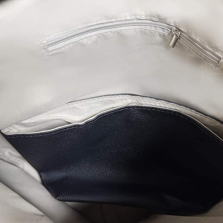 ミニバッグ付きの2点セット ストライプ柄トートバッグ | Doux Belle  | 詳細画像10 