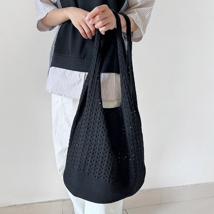 レース編みニットトートバッグ | Doux Belle  | 詳細画像10 