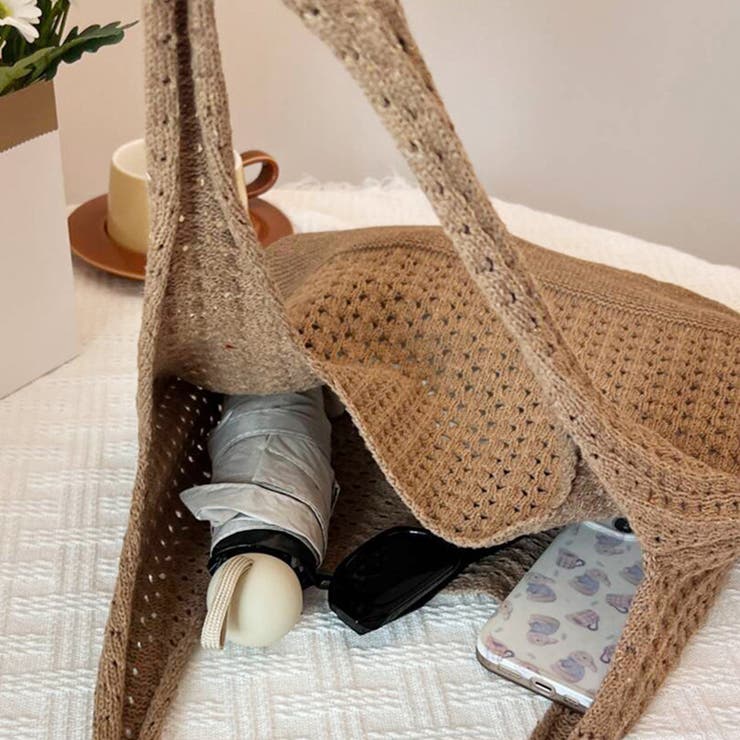 レース編みニットトートバッグ | Doux Belle  | 詳細画像6 