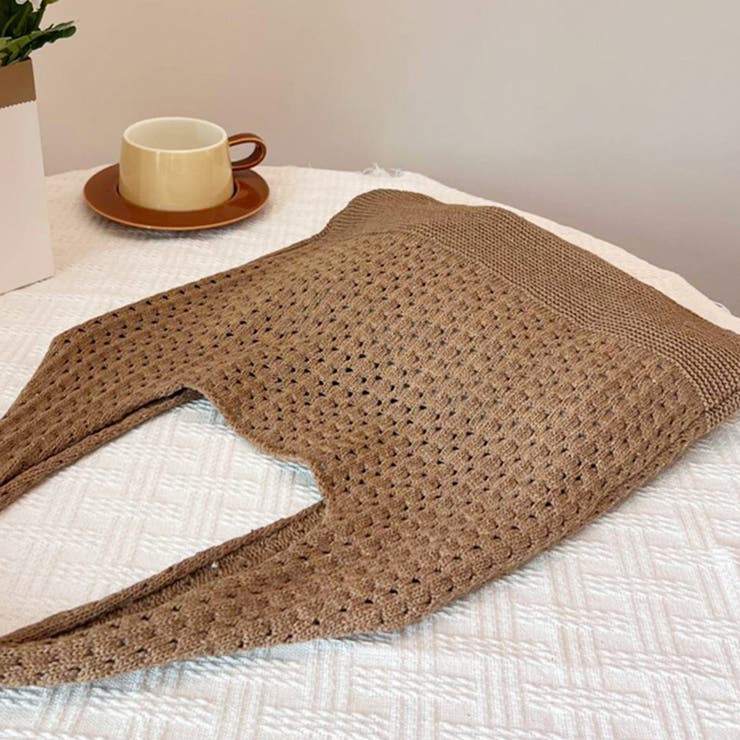 レース編みニットトートバッグ | Doux Belle  | 詳細画像7 