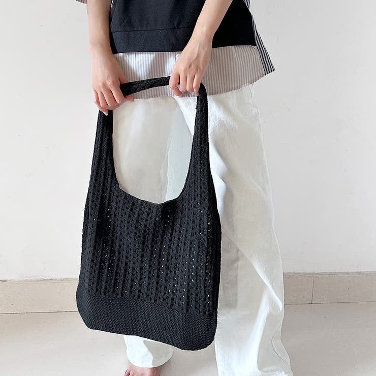 レース編みニットトートバッグ | Doux Belle  | 詳細画像9 