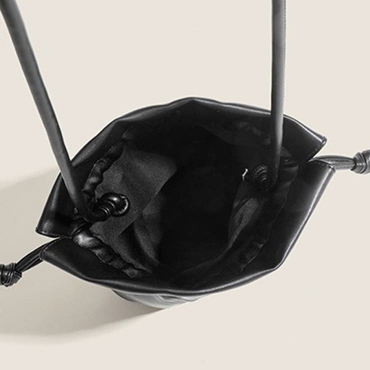 ミニマルデザインレザー巾着バッグ | Doux Belle  | 詳細画像16 