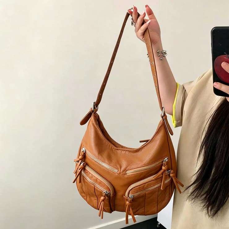 マルチポケット多収納2WAYショルダーバッグ レディース バッグ | Doux Belle  | 詳細画像9 