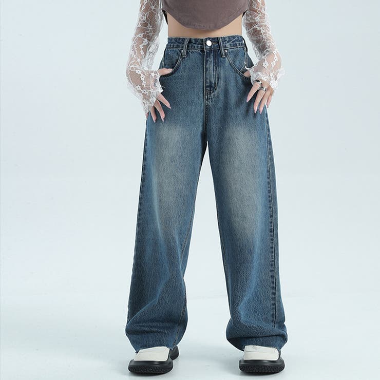 デニムパンツ ストレートパンツ パンツ | Doux Belle  | 詳細画像6 