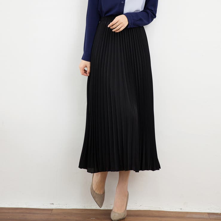 プリーツスカート 秋 ロング丈スカート | Doux Belle  | 詳細画像27 