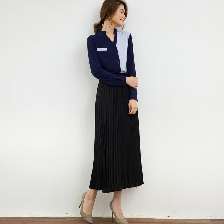 プリーツスカート 秋 ロング丈スカート | Doux Belle  | 詳細画像28 