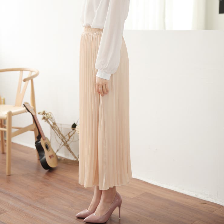 プリーツスカート 秋 ロング丈スカート | Doux Belle  | 詳細画像34 