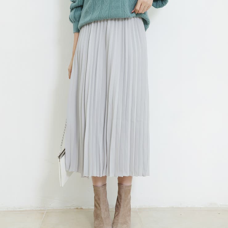 プリーツスカート 秋 ロング丈スカート | Doux Belle  | 詳細画像4 