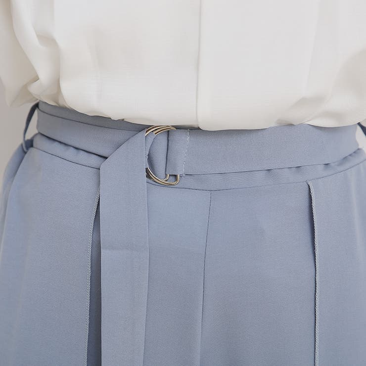 ワイドパンツ ハイウェスト レディース | Doux Belle  | 詳細画像14 