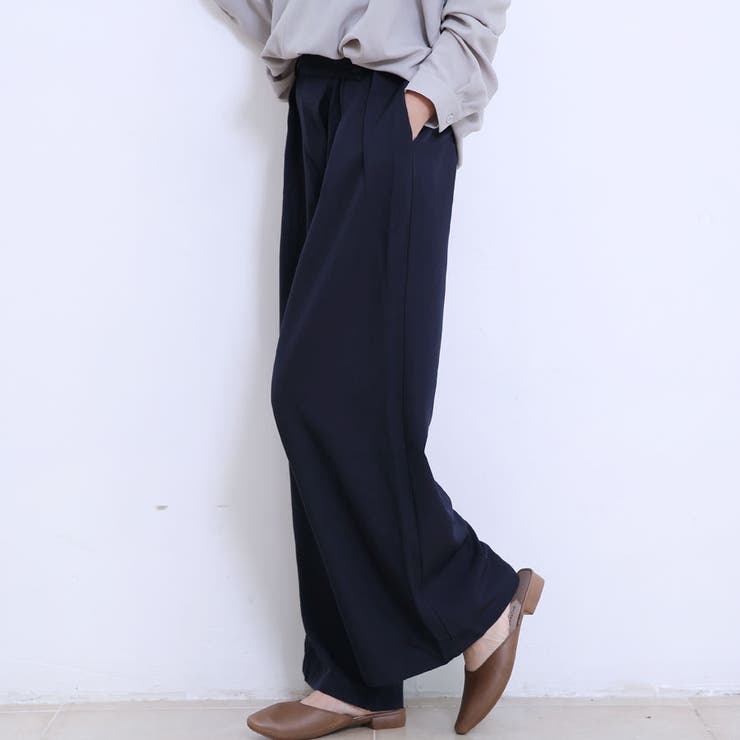 秋新作 ワイドパンツ レディース | Doux Belle  | 詳細画像30 