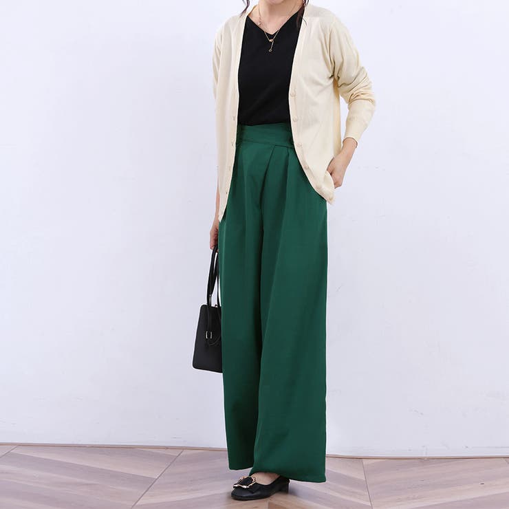 秋新作 ワイドパンツ レディース | Doux Belle  | 詳細画像35 