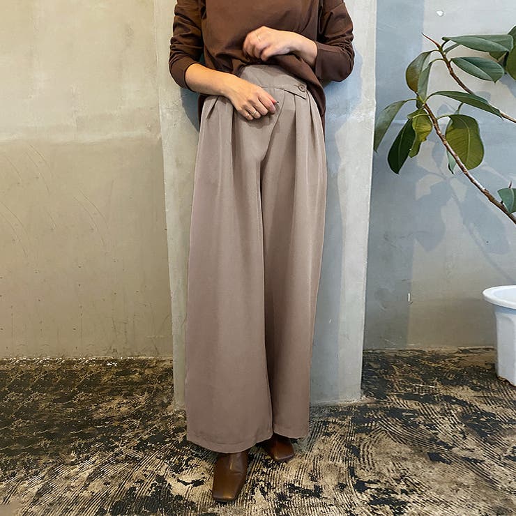 新品】春夏物 PT01 ワイドテーパード パンツ 32inc. L 84 赤茶