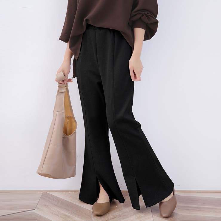 ロングパンツ パンタロン 無地 ストレッチ ストレッチパンツ