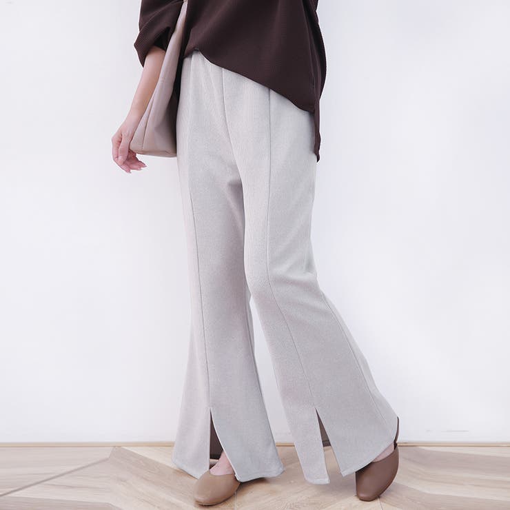 ロングパンツ パンタロン 無地 ストレッチ ストレッチパンツ
