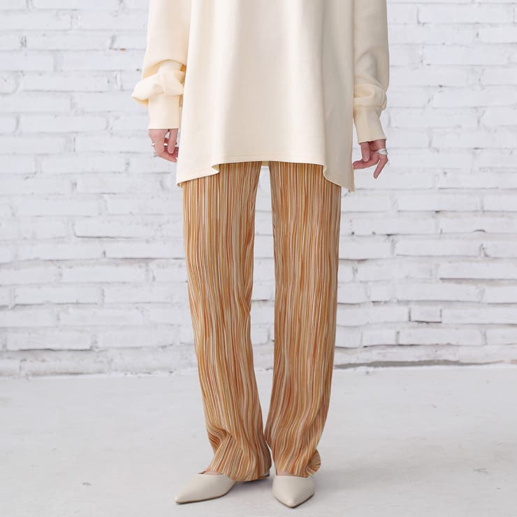 ロングパンツ ワイドパンツ ボトムス | Doux Belle  | 詳細画像1 