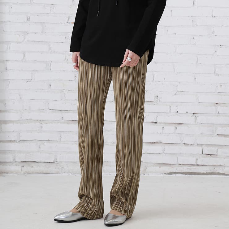 ブラウン | ロングパンツ ワイドパンツ ボトムス | Doux Belle 