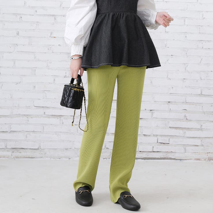 ロングパンツ ワイドパンツ ボトムス | Doux Belle  | 詳細画像1 