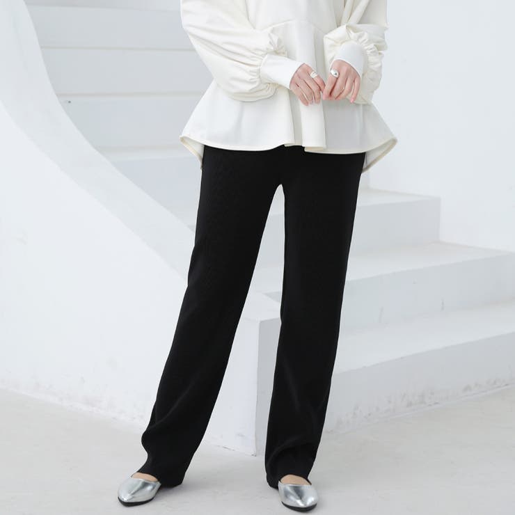 ロングパンツ ワイドパンツ ボトムス | Doux Belle  | 詳細画像15 