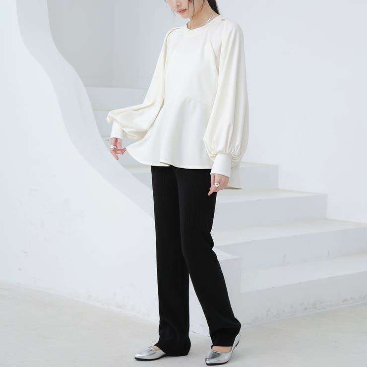 ロングパンツ ワイドパンツ ボトムス | Doux Belle  | 詳細画像18 