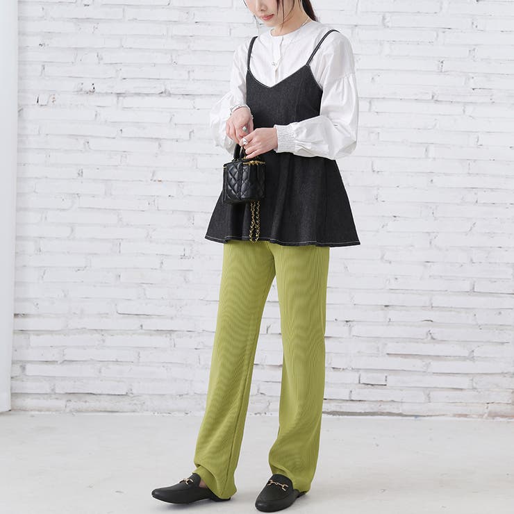 ロングパンツ ワイドパンツ ボトムス | Doux Belle  | 詳細画像3 