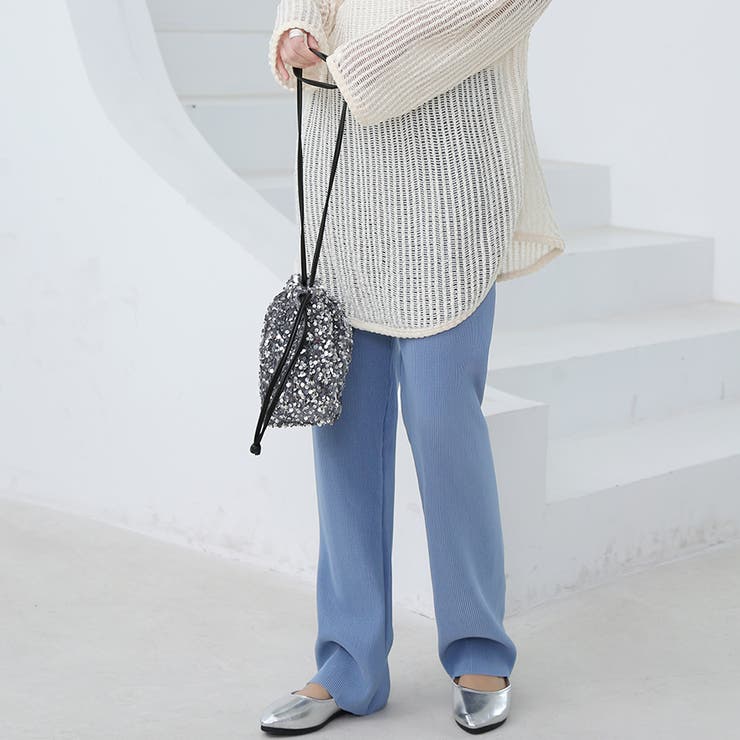 ロングパンツ ワイドパンツ ボトムス | Doux Belle  | 詳細画像6 