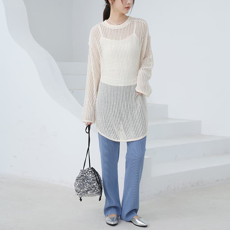 ロングパンツ ワイドパンツ ボトムス | Doux Belle  | 詳細画像7 