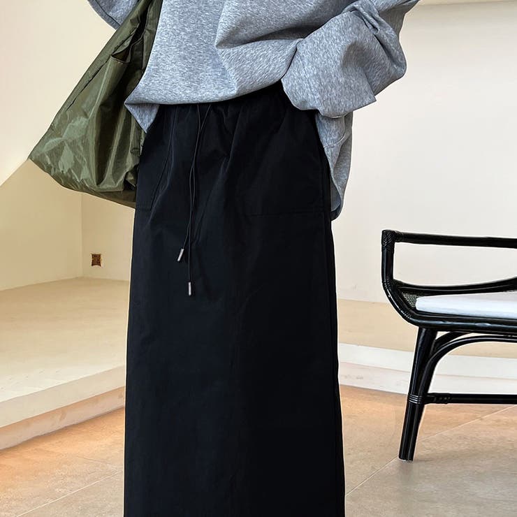 ロングスカート フレアスカート きれいめ[品番：DBLW0001586]｜Doux  