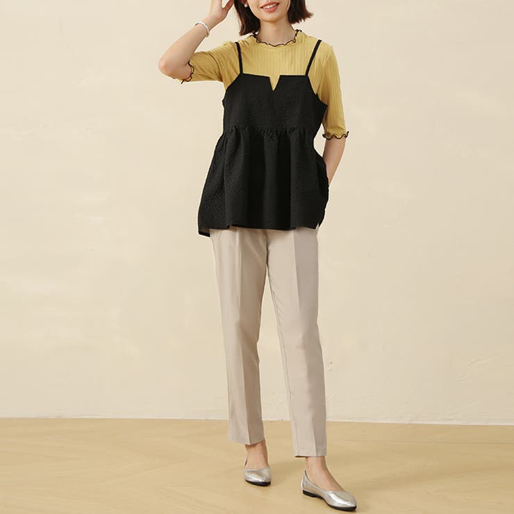 センタープレステーパードパンツ | Doux Belle  | 詳細画像11 