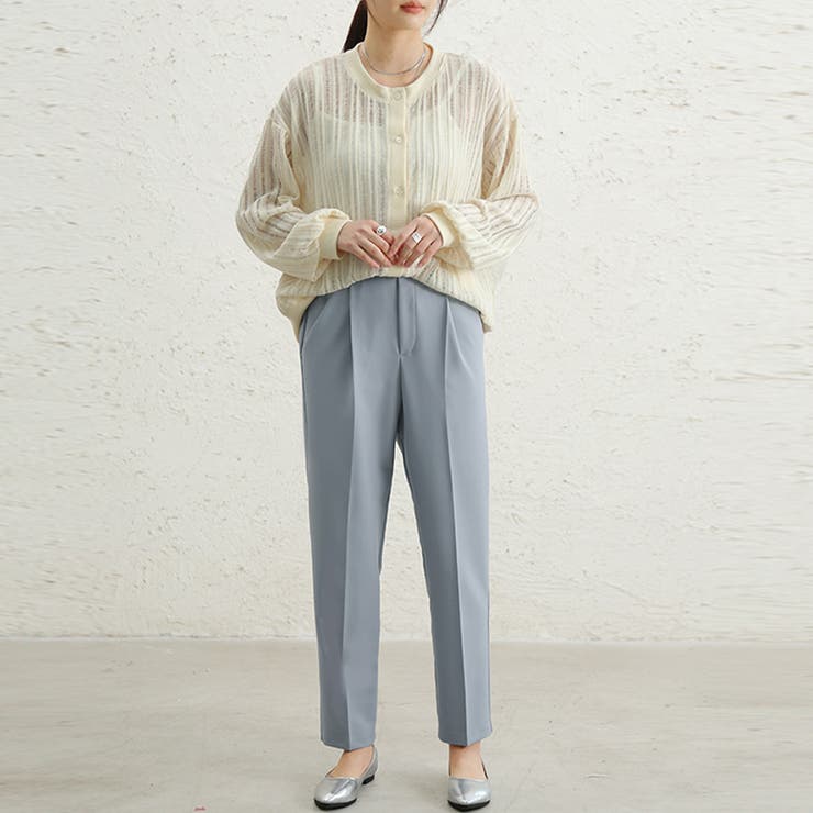 センタープレステーパードパンツ | Doux Belle  | 詳細画像18 