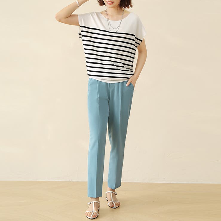 センタープレステーパードパンツ | Doux Belle  | 詳細画像2 