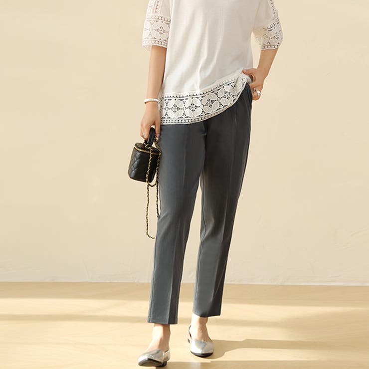 センタープレステーパードパンツ | Doux Belle  | 詳細画像24 