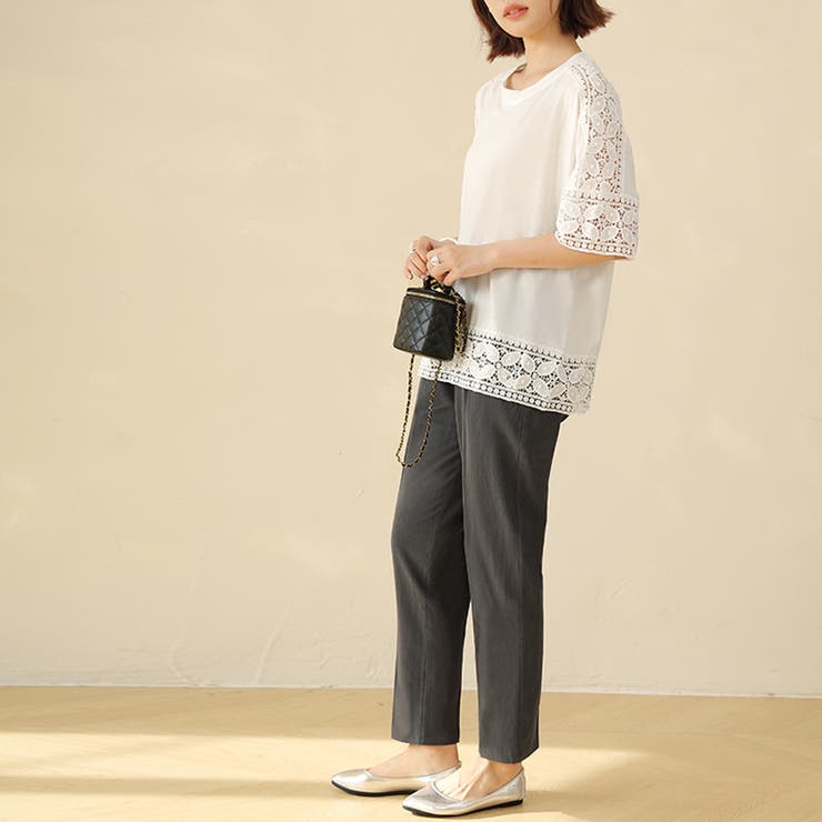 センタープレステーパードパンツ | Doux Belle  | 詳細画像26 