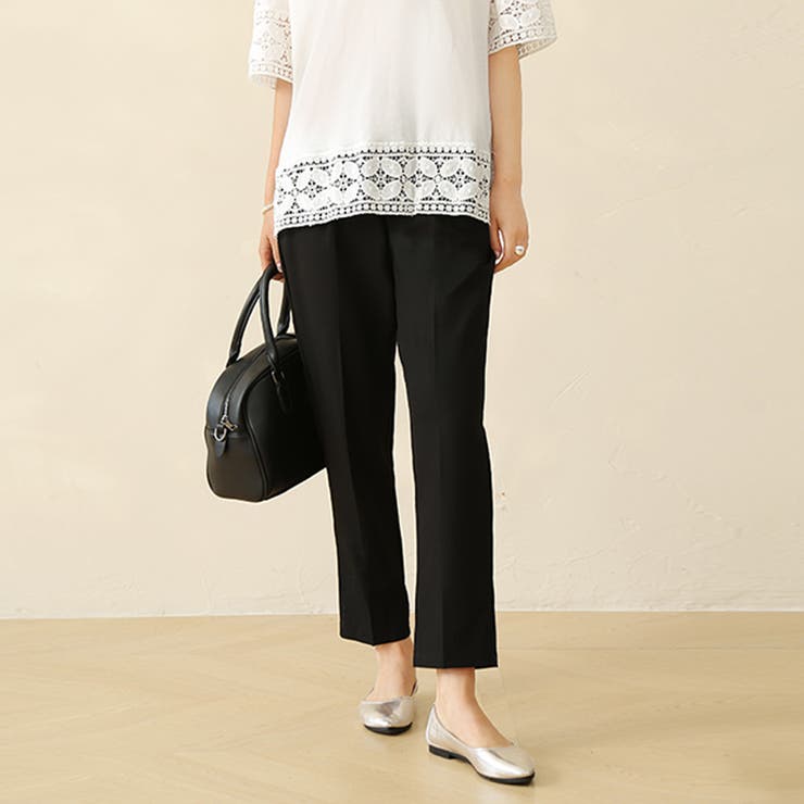 センタープレステーパードパンツ | Doux Belle  | 詳細画像34 