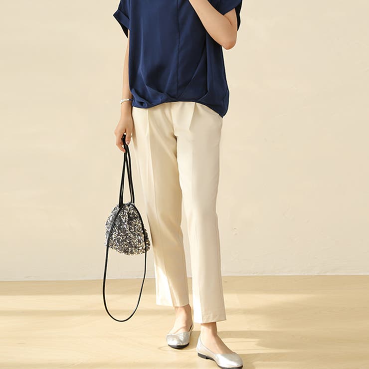 センタープレステーパードパンツ | Doux Belle  | 詳細画像4 