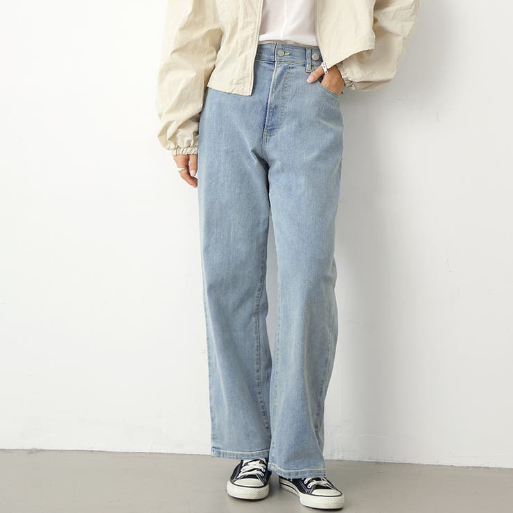 ブルー | ボトムス ロング ワイド | Doux Belle 