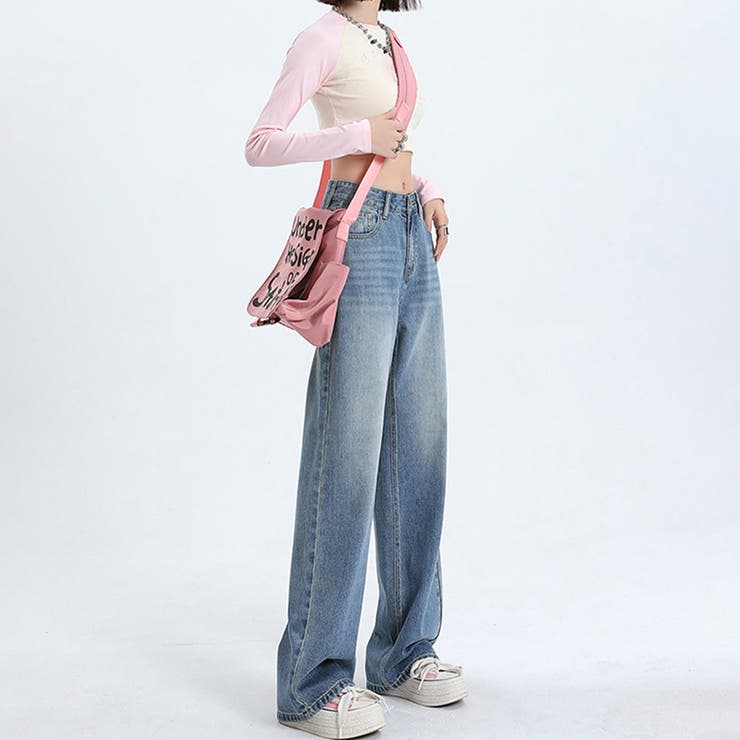 ボトムス パンツ デニム ダメージデニム | Doux Belle  | 詳細画像11 