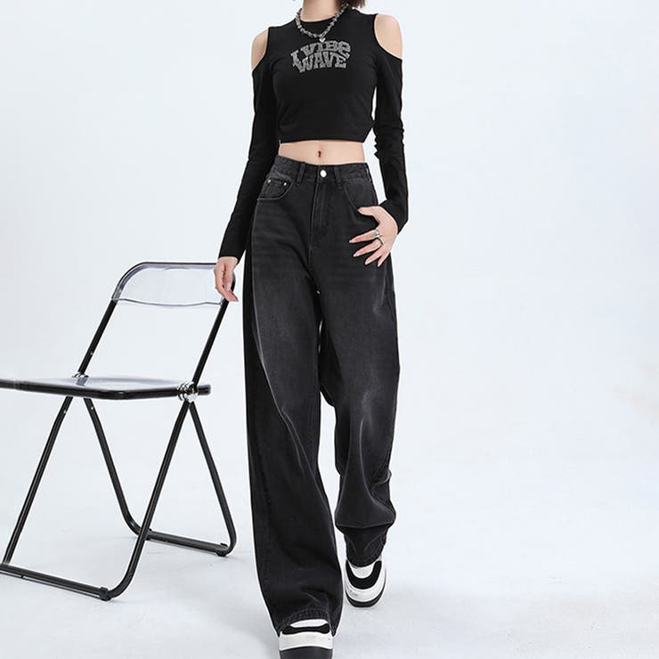 ボトムス パンツ デニム ダメージデニム | Doux Belle  | 詳細画像17 