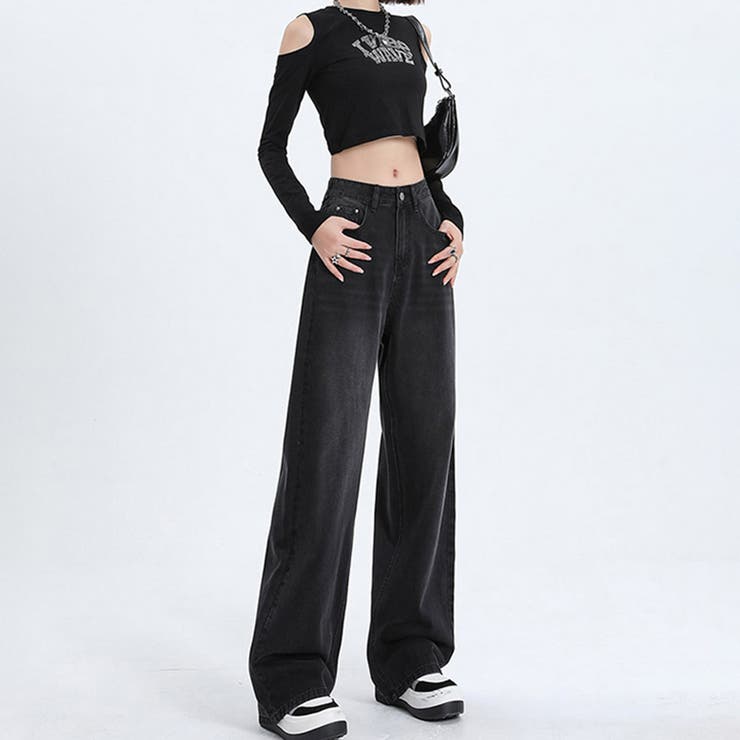 ボトムス パンツ デニム ダメージデニム | Doux Belle  | 詳細画像18 