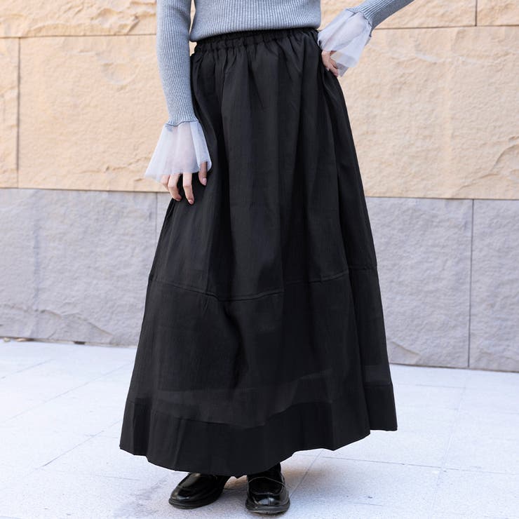 Aラインシアーフレアスカート | Doux Belle  | 詳細画像11 