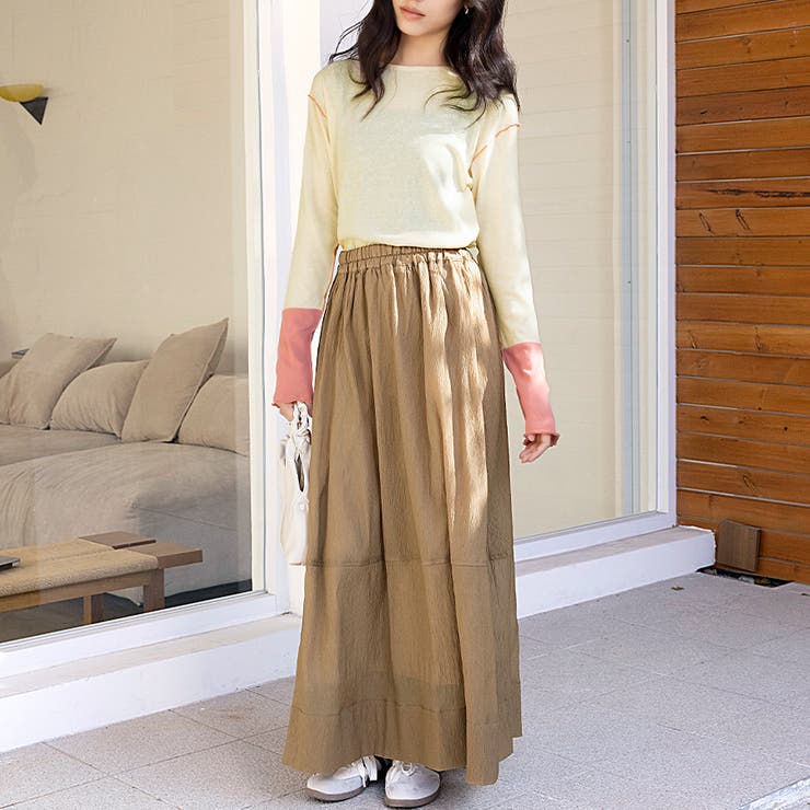 Aラインシアーフレアスカート | Doux Belle  | 詳細画像4 