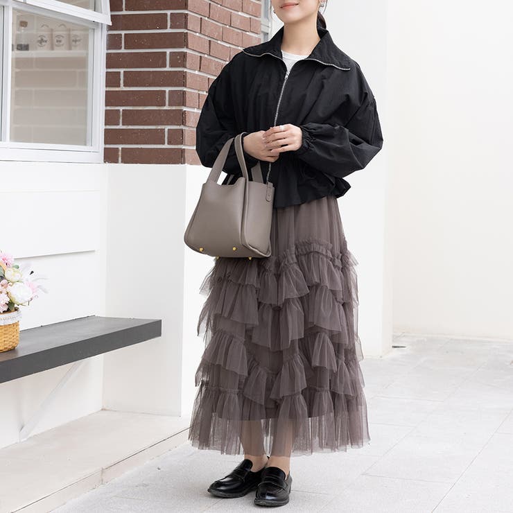 ティアードチュールロングスカート | Doux Belle  | 詳細画像3 