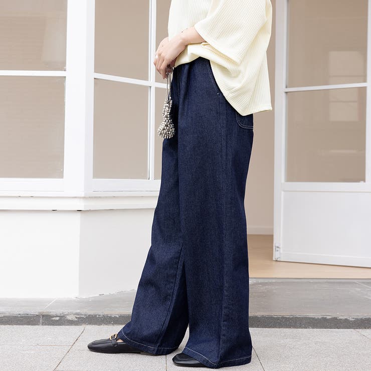 ストレートワイドデニムパンツ | Doux Belle  | 詳細画像2 