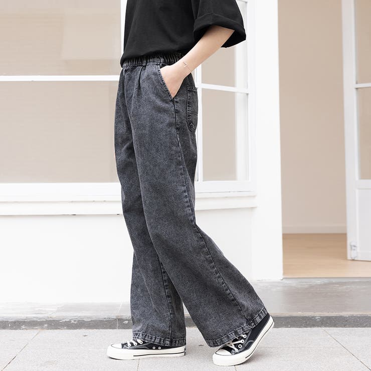 ストレートワイドデニムパンツ | Doux Belle  | 詳細画像9 