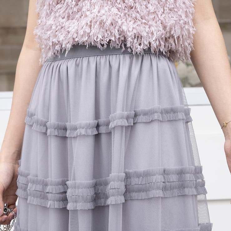 シアーティアードロングスカート | Doux Belle  | 詳細画像23 