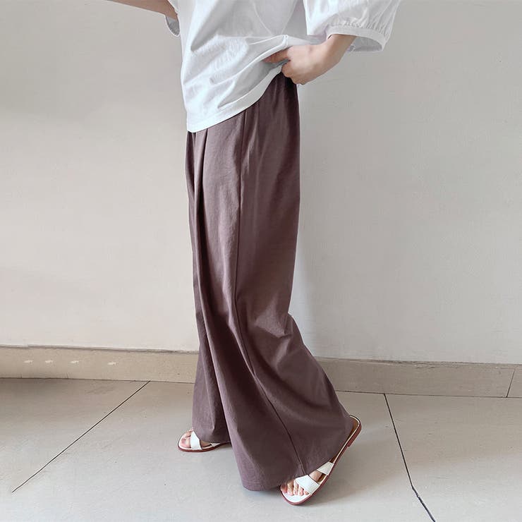 ハイウエストフレアパンツ | Doux Belle  | 詳細画像13 