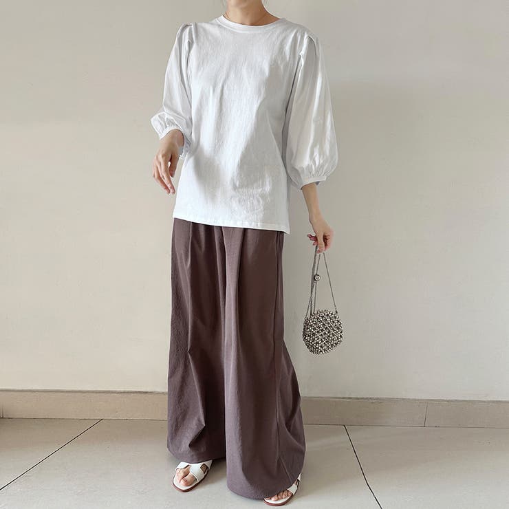 ハイウエストフレアパンツ | Doux Belle  | 詳細画像14 