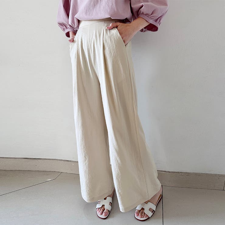 ハイウエストフレアパンツ | Doux Belle  | 詳細画像2 